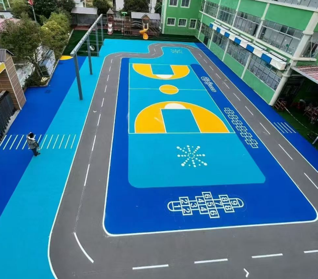 松原市彩色epdm颗粒混合型塑胶跑道 - 一站式服务